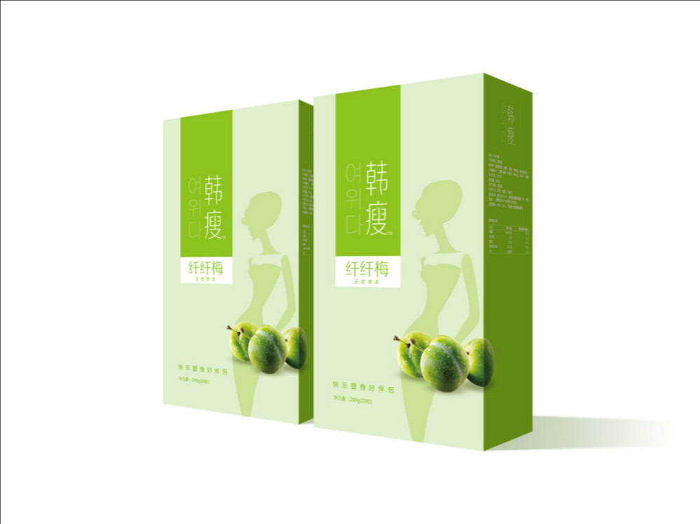 韓瘦產(chǎn)品包裝設(shè)計綠色_高瑞品牌_北京包裝設(shè)計